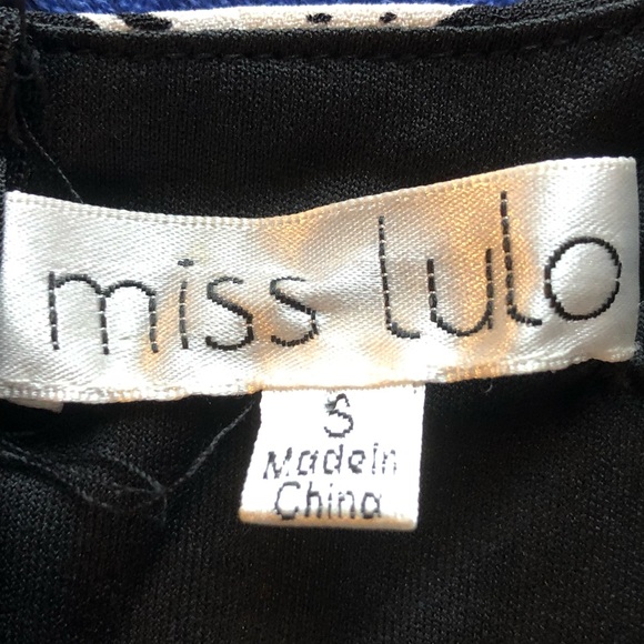 Flattering black and white dress - Picture 4 of 12